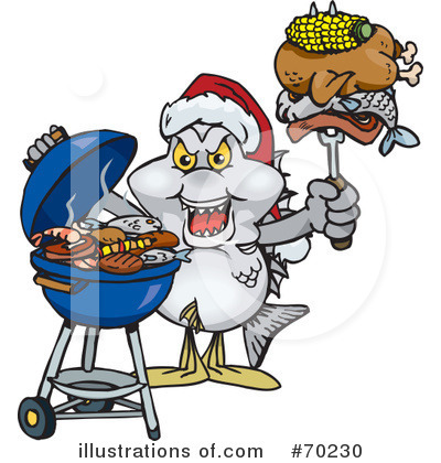 Royalty-Free (RF) Barbecue Clipart Illustration by Dennis Holmes Designs - Stock Sample #70230