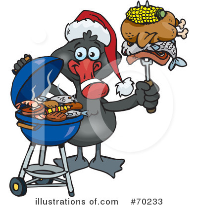 Royalty-Free (RF) Barbecue Clipart Illustration by Dennis Holmes Designs - Stock Sample #70233