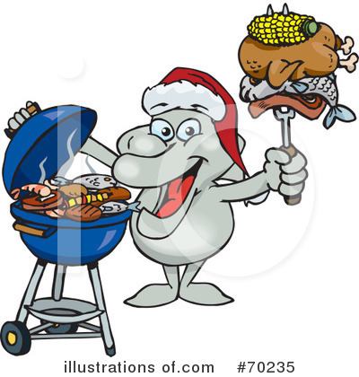 Royalty-Free (RF) Barbecue Clipart Illustration by Dennis Holmes Designs - Stock Sample #70235
