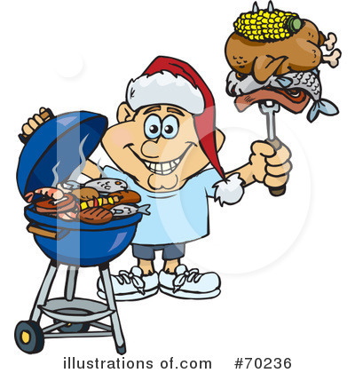 Royalty-Free (RF) Barbecue Clipart Illustration by Dennis Holmes Designs - Stock Sample #70236