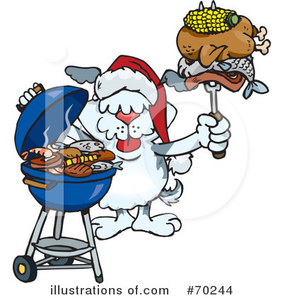 Royalty-Free (RF) Barbecue Clipart Illustration by Dennis Holmes Designs - Stock Sample #70244