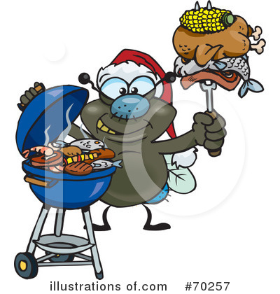 Barbecue Clipart #70257 by Dennis Holmes Designs