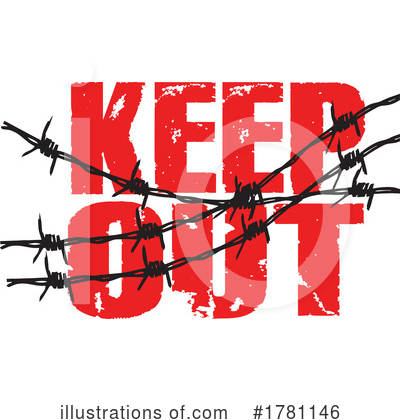 Royalty-Free (RF) Barbed Wire Clipart Illustration by Johnny Sajem - Stock Sample #1781146