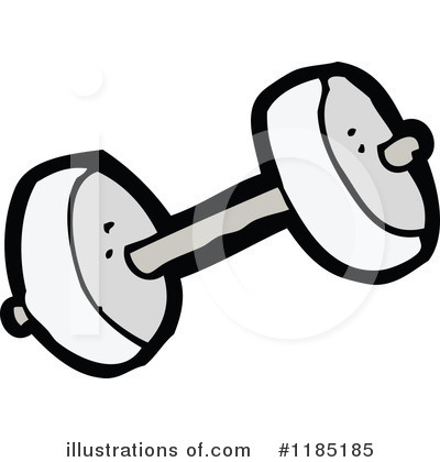 Royalty-Free (RF) Barbells Clipart Illustration by lineartestpilot - Stock Sample #1185185