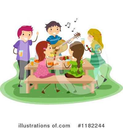 Royalty-Free (RF) Barbeque Clipart Illustration by BNP Design Studio - Stock Sample #1182244