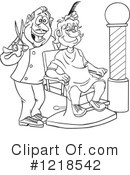 Barber Clipart #1218542 by LaffToon