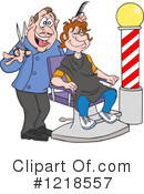 Barber Clipart #1218557 by LaffToon