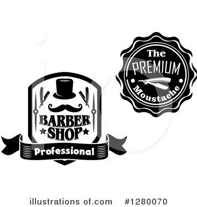 Royalty-Free (RF) Barber Clipart Illustration by Vector Tradition SM - Stock Sample #1280070