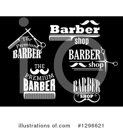 Royalty-Free (RF) Barber Clipart Illustration by Vector Tradition SM - Stock Sample #1296621