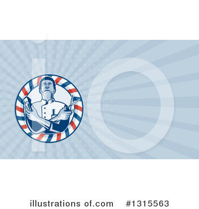 Royalty-Free (RF) Barber Clipart Illustration by patrimonio - Stock Sample #1315563