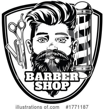 Royalty-Free (RF) Barber Clipart Illustration by Vector Tradition SM - Stock Sample #1771187
