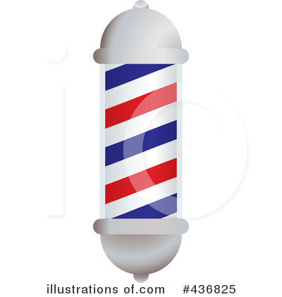 Royalty-Free (RF) Barber Pole Clipart Illustration by michaeltravers - Stock Sample #436825