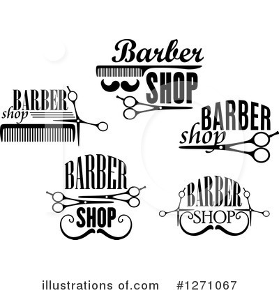 Royalty-Free (RF) Barber Shop Clipart Illustration by Vector Tradition SM - Stock Sample #1271067