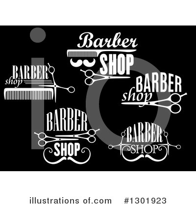 Royalty-Free (RF) Barber Shop Clipart Illustration by Vector Tradition SM - Stock Sample #1301923