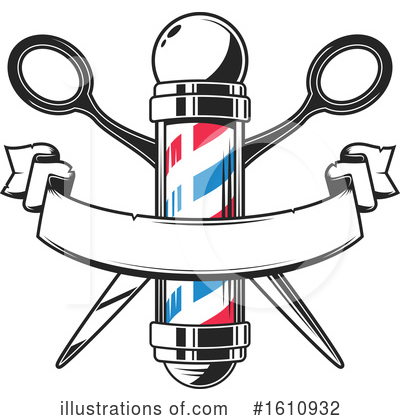Royalty-Free (RF) Barber Shop Clipart Illustration by Vector Tradition SM - Stock Sample #1610932