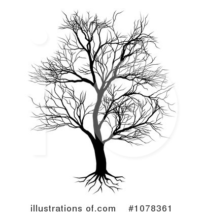 Royalty-Free (RF) Bare Tree Clipart Illustration by AtStockIllustration - Stock Sample #1078361