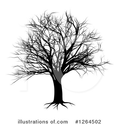 Bare Tree Clipart #1264502 by AtStockIllustration