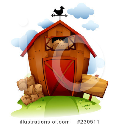 Royalty-Free (RF) Barn Clipart Illustration by BNP Design Studio - Stock Sample #230511
