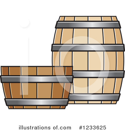 Royalty-Free (RF) Barrel Clipart Illustration by Lal Perera - Stock Sample #1233625