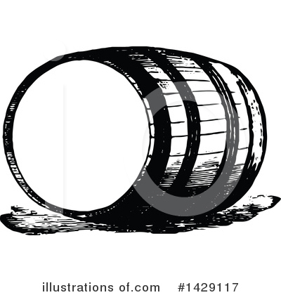 Royalty-Free (RF) Barrel Clipart Illustration by Prawny Vintage - Stock Sample #1429117