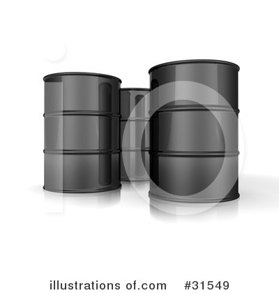 Royalty-Free (RF) Barrels Of Oil Clipart Illustration by Frog974 - Stock Sample #31549