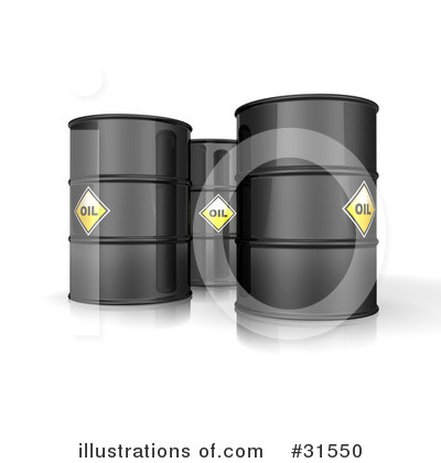 Royalty-Free (RF) Barrels Of Oil Clipart Illustration by Frog974 - Stock Sample #31550