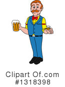Bartender Clipart #1318398 by LaffToon