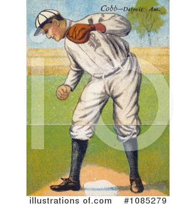 Ty Cobb Clipart #1085279 by JVPD