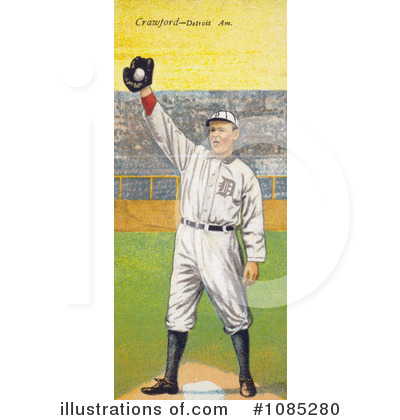 Ty Cobb Clipart #1085280 by JVPD