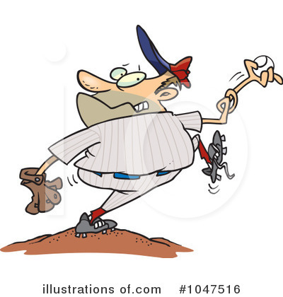 Royalty-Free (RF) Baseball Clipart Illustration by toonaday - Stock Sample #1047516