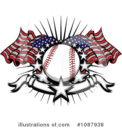 Royalty-Free (RF) Baseball Clipart Illustration by Chromaco - Stock Sample #1087938