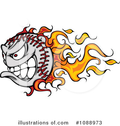 Royalty-Free (RF) Baseball Clipart Illustration by Chromaco - Stock Sample #1088973
