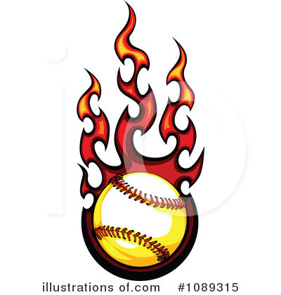 Royalty-Free (RF) Baseball Clipart Illustration by Chromaco - Stock Sample #1089315