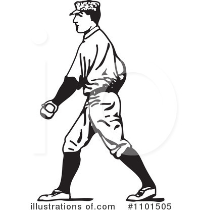 Royalty-Free (RF) Baseball Clipart Illustration by BestVector - Stock Sample #1101505
