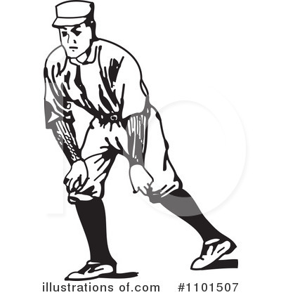 Royalty-Free (RF) Baseball Clipart Illustration by BestVector - Stock Sample #1101507