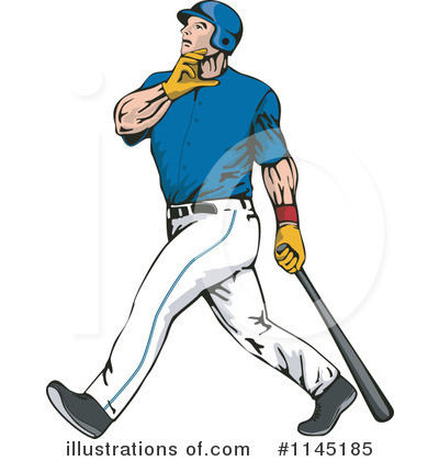 Royalty-Free (RF) Baseball Clipart Illustration by patrimonio - Stock Sample #1145185