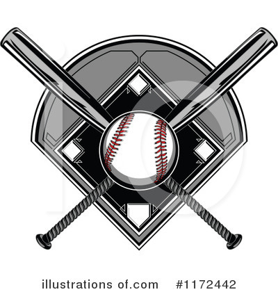 Royalty-Free (RF) Baseball Clipart Illustration by Chromaco - Stock Sample #1172442