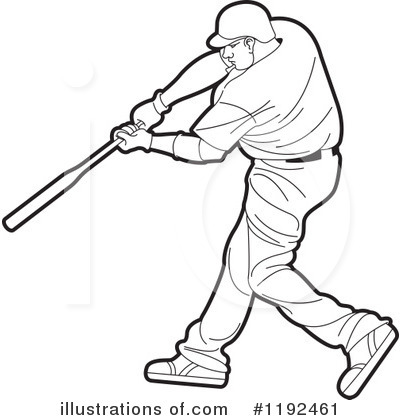 Baseball Bat Clipart #1192461 by Lal Perera