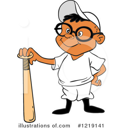 Royalty-Free (RF) Baseball Clipart Illustration by LaffToon - Stock Sample #1219141