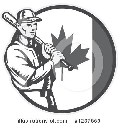 Royalty-Free (RF) Baseball Clipart Illustration by patrimonio - Stock Sample #1237669