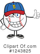 Baseball Clipart #1243825 by Hit Toon