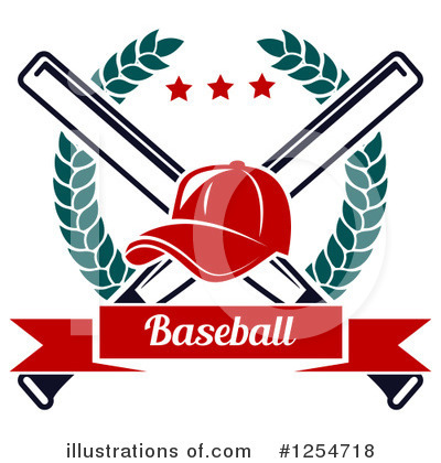 Royalty-Free (RF) Baseball Clipart Illustration by Vector Tradition SM - Stock Sample #1254718