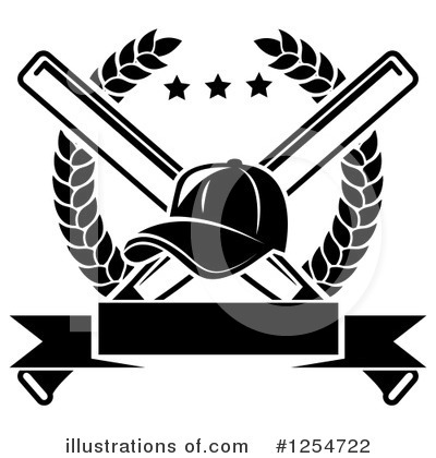 Baseball Clipart #1254722 by Vector Tradition SM