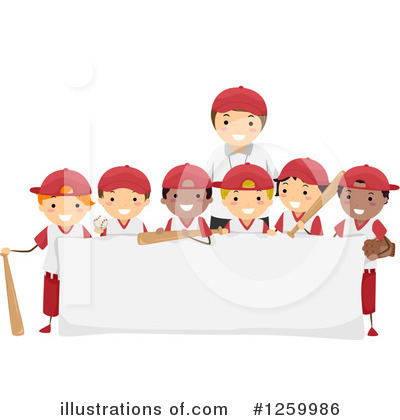 Royalty-Free (RF) Baseball Clipart Illustration by BNP Design Studio - Stock Sample #1259986