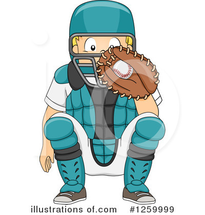 Royalty-Free (RF) Baseball Clipart Illustration by BNP Design Studio - Stock Sample #1259999