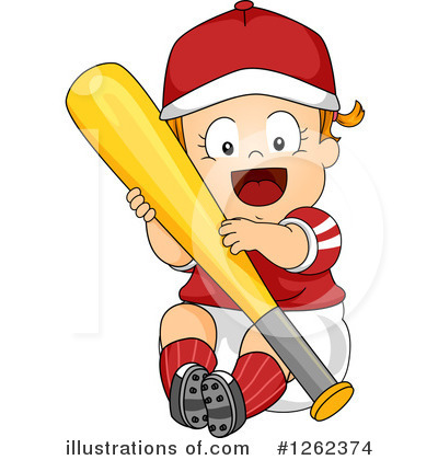 Royalty-Free (RF) Baseball Clipart Illustration by BNP Design Studio - Stock Sample #1262374