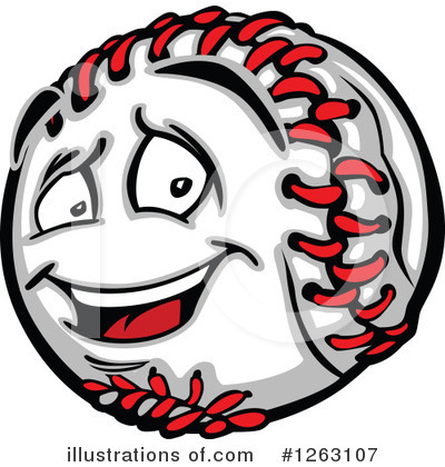 Royalty-Free (RF) Baseball Clipart Illustration by Chromaco - Stock Sample #1263107