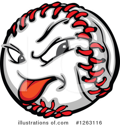 Royalty-Free (RF) Baseball Clipart Illustration by Chromaco - Stock Sample #1263116