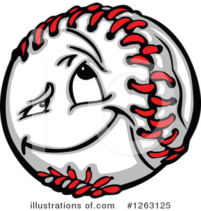 Royalty-Free (RF) Baseball Clipart Illustration by Chromaco - Stock Sample #1263125