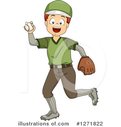 Royalty-Free (RF) Baseball Clipart Illustration by BNP Design Studio - Stock Sample #1271822
